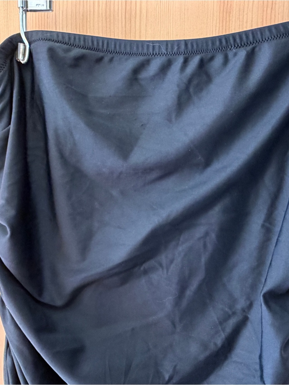 J. Crew Black Ruched One-Piece Swimsuit Size 12 - Picture 2 of 8